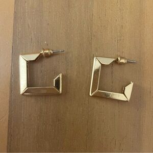 Geometric Gold Earrings